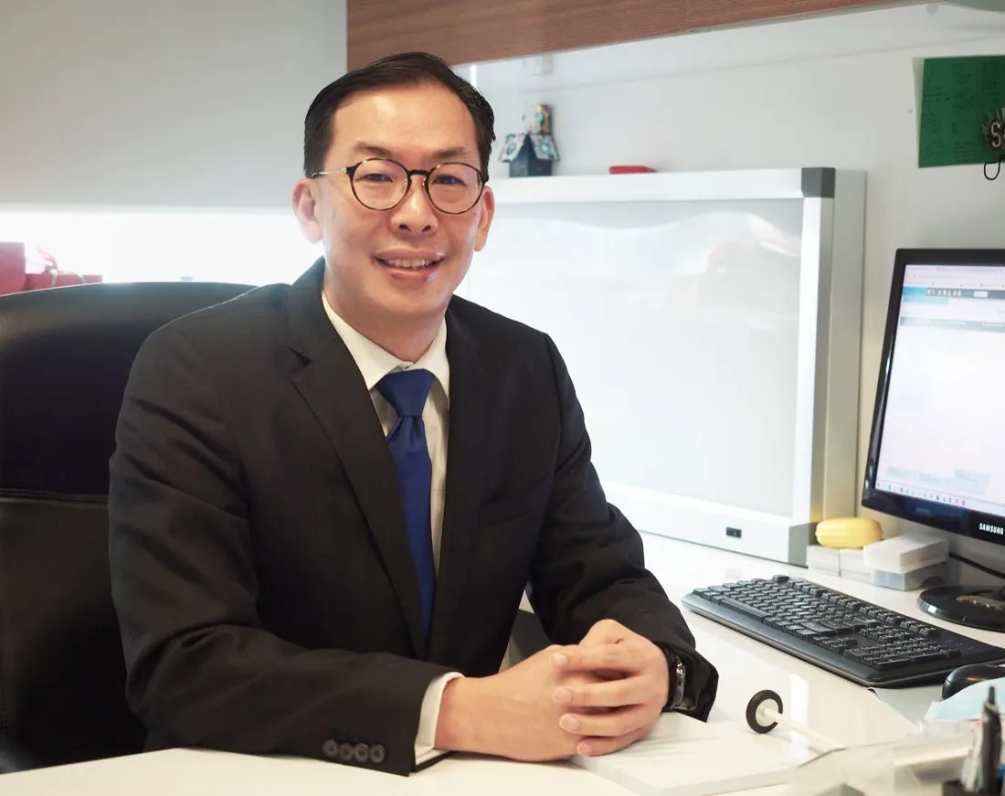 Dr Chin Pak Lin at his clinic